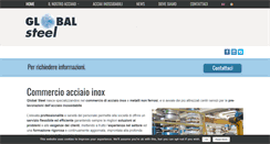 Desktop Screenshot of globalsteel.it